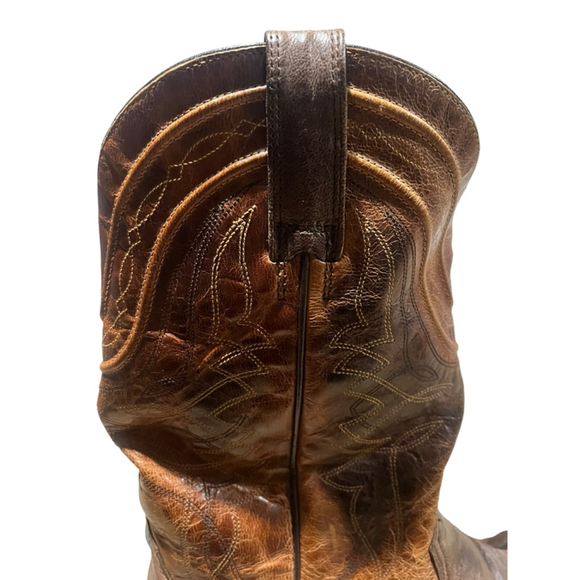 Ariat Comeback Western Round Toe Cowboy Boots Size 9 EE Men's 10016365 Leather - Picture 3 of 10